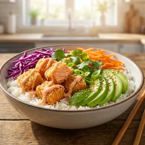 Bang Bang Salmon Bites Bowls 5 Bang Bang Salmon Bites Bowls