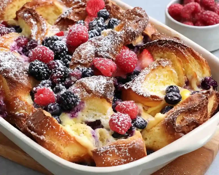Berry Croissant Breakfast Bake