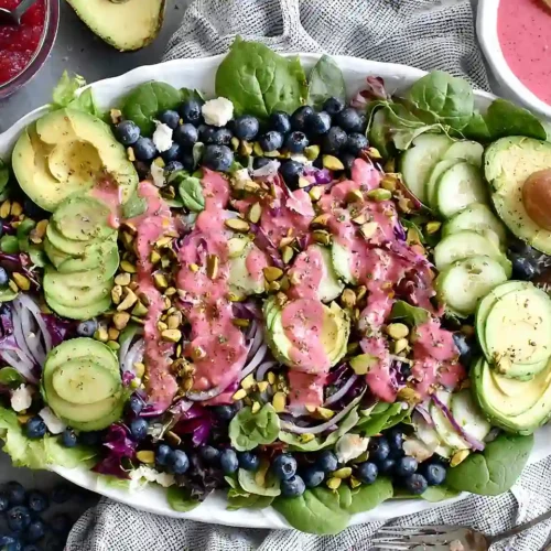 Blueberry Pistachio Spring Salad
