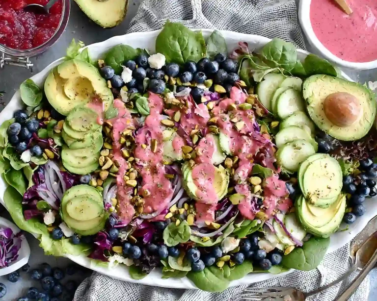Blueberry Pistachio Spring Salad