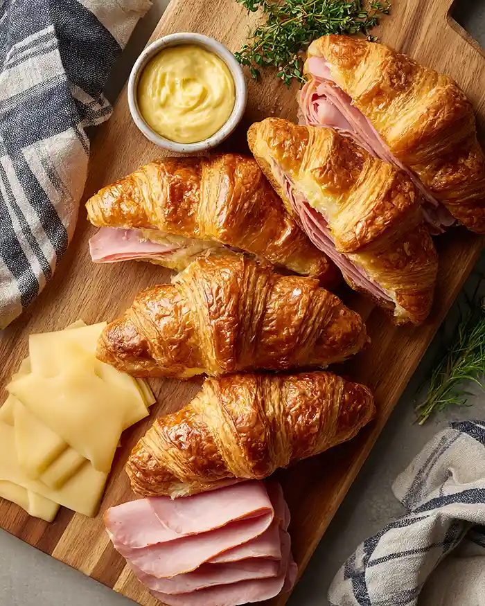 Baked Ham and Cheese Croissants Recipe 3 Breakfast Brunch Recipes