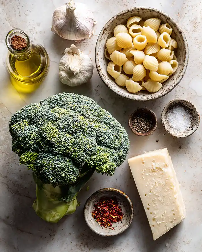 Broccoli Pasta Recipe ingredients
