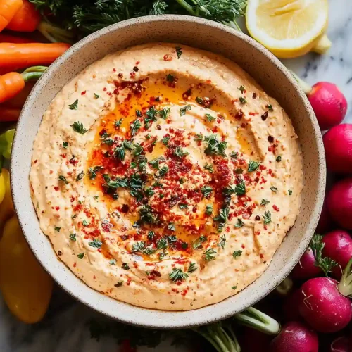 Buffalo Cottage Cheese Dip