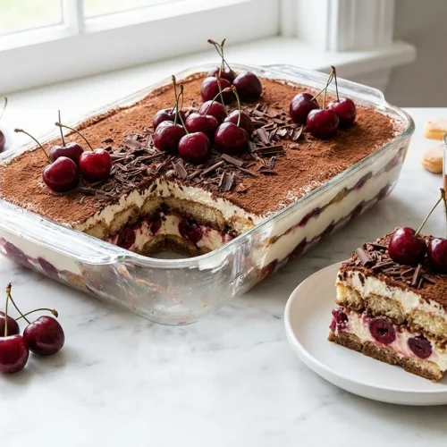 Cherry Amaretto Tiramisu