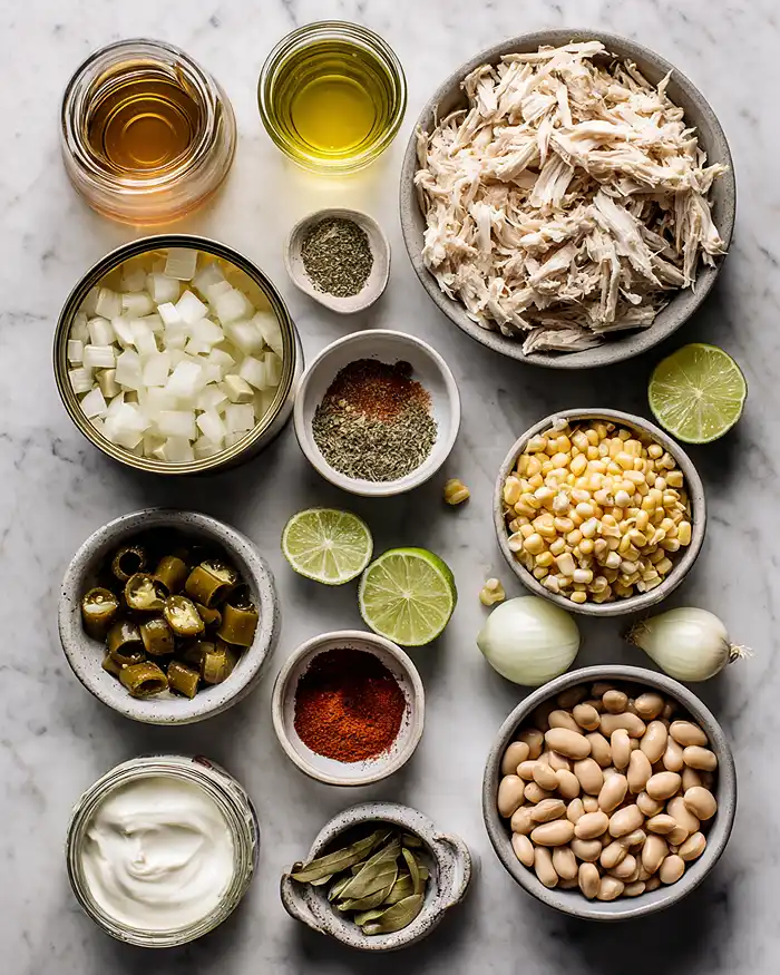 high protein white chicken chili 2 Chicken Chili Recipe Instant Pot ingredients