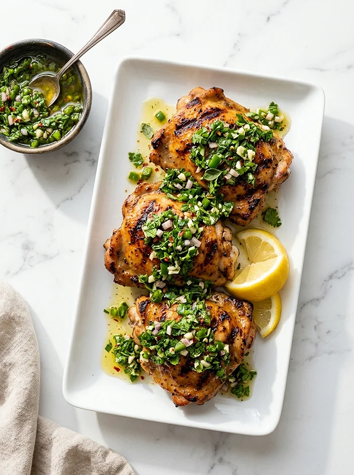 Chimichurri Chicken Thighs 4 Chimichurri Marinated Chicken