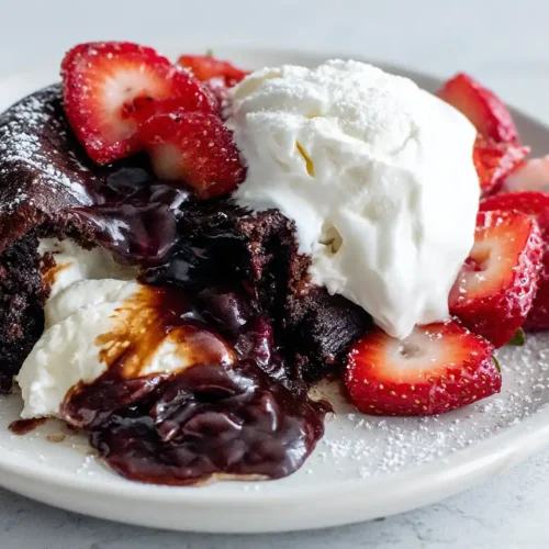 Cottage Cheese Lava Cake