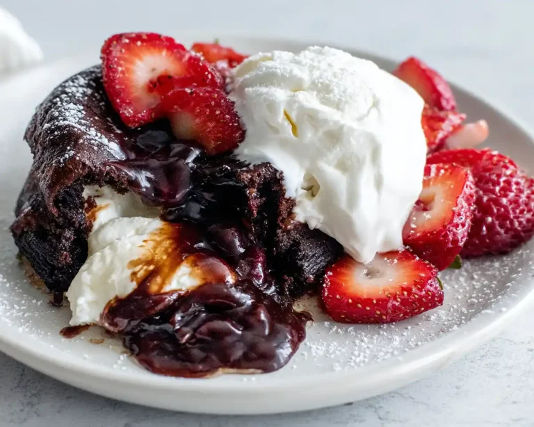 Cottage Cheese Lava Cake