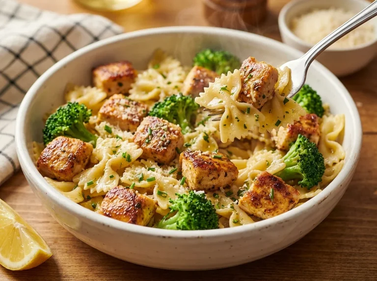 Cowboy Butter Lemon Bowtie Chicken Pasta