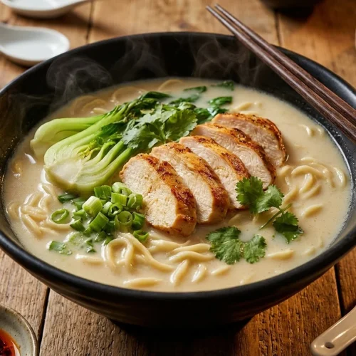 Creamy Garlic Chicken Ramen 5 Creamy Garlic Chicken Ramen