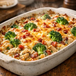 Creamy Low Carb Chicken Casserole