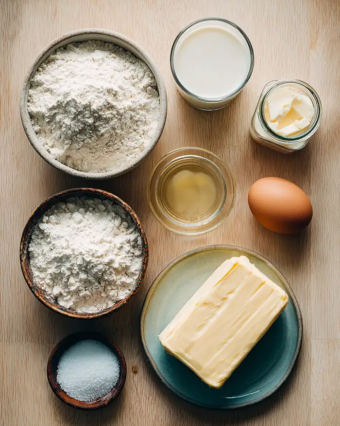 Make Authentic Croissants at Home 2 Croissants ingredients