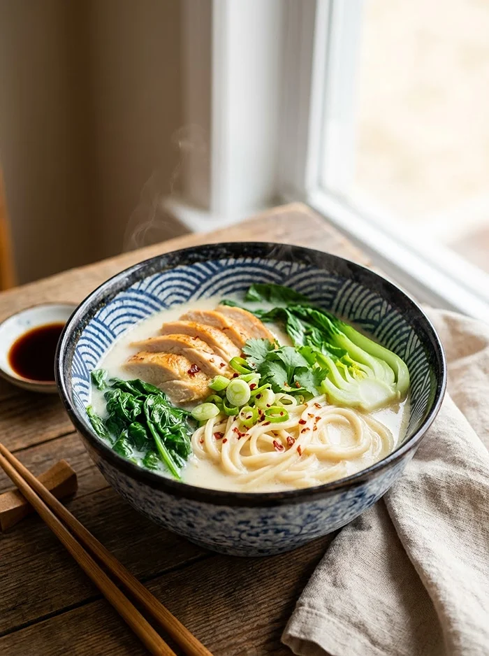 Creamy Garlic Chicken Ramen 4 Dinner Ideas Healthy Recipes