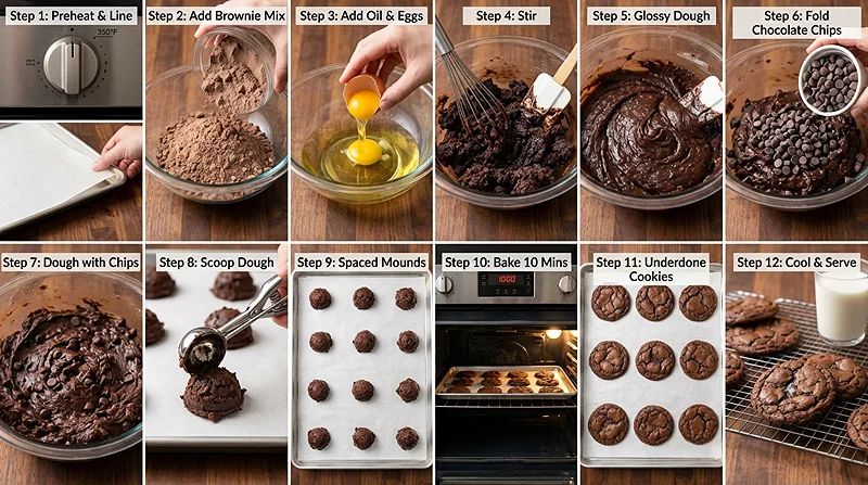 Brownie Mix Cookies 3 Easy Brownie Mix Cookies