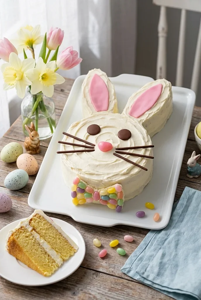 Easy Bunny Cakes For Easter