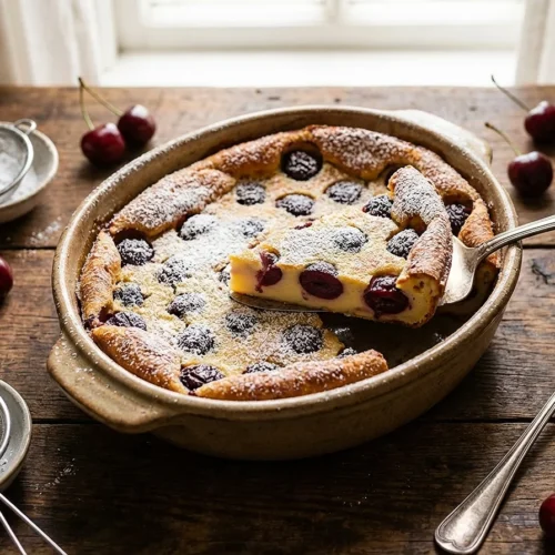 Easy Cherry Clafoutis
