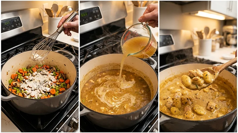 Easy Chicken Pot Pie Gnocchi