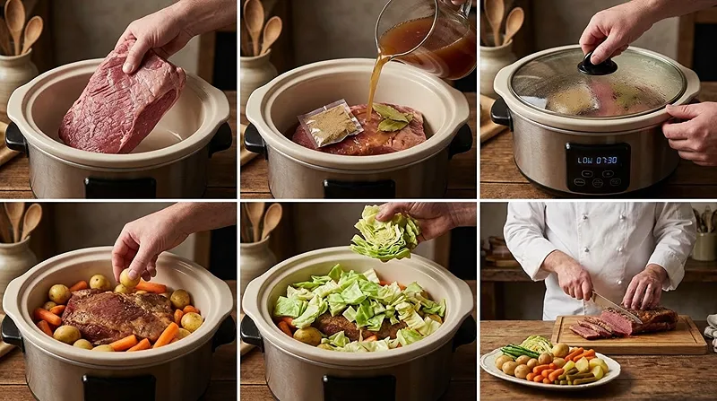 Easy Corn Beef And Cabbage Crock Pot