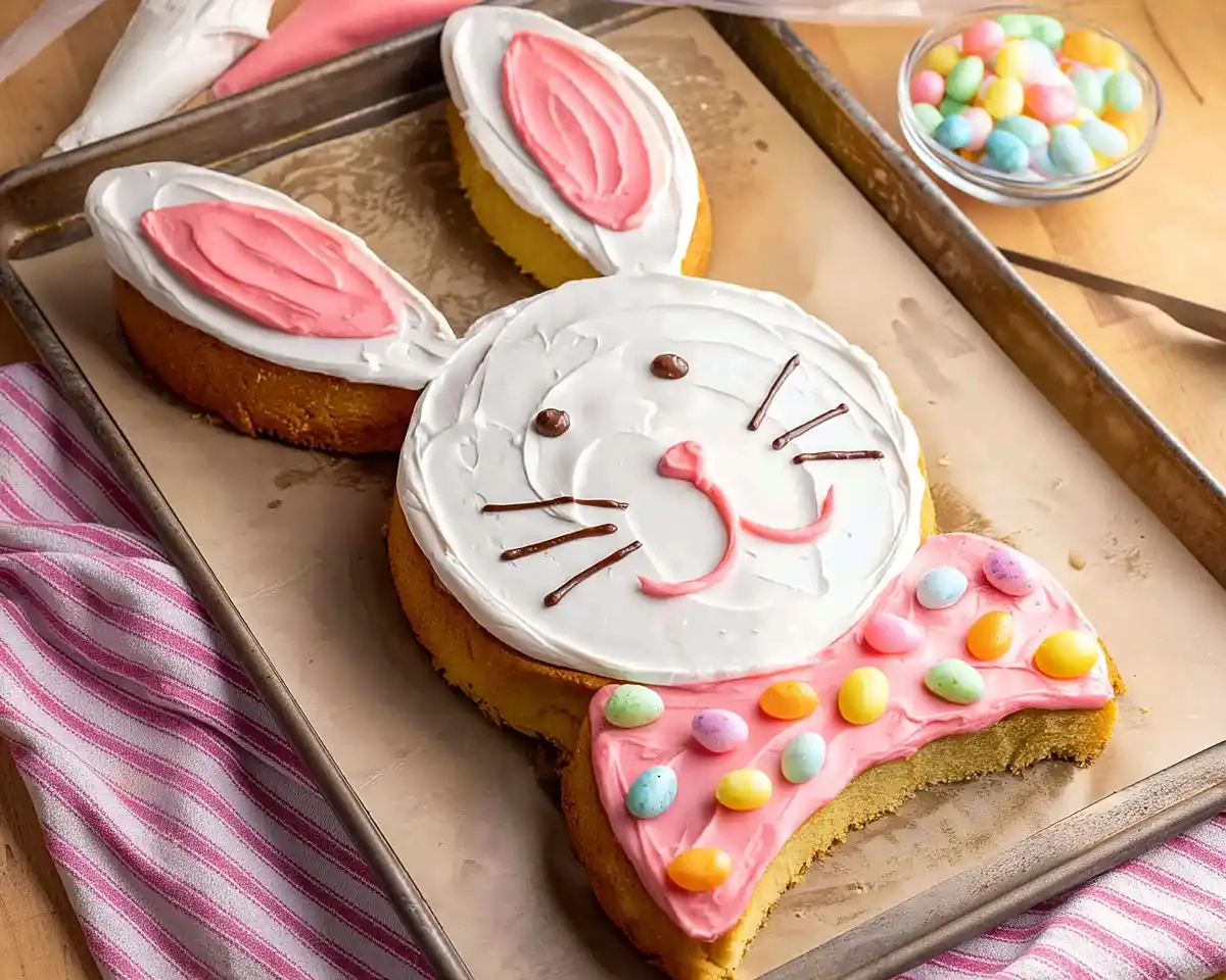 Easy Easter Bunny Cake