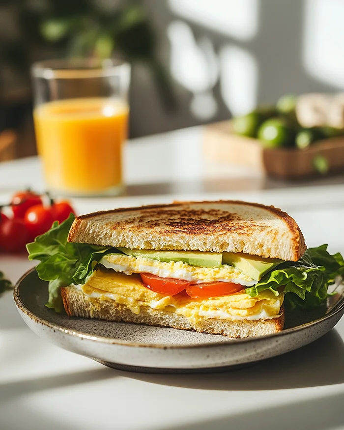 Easy Healthy Breakfast Sandwich