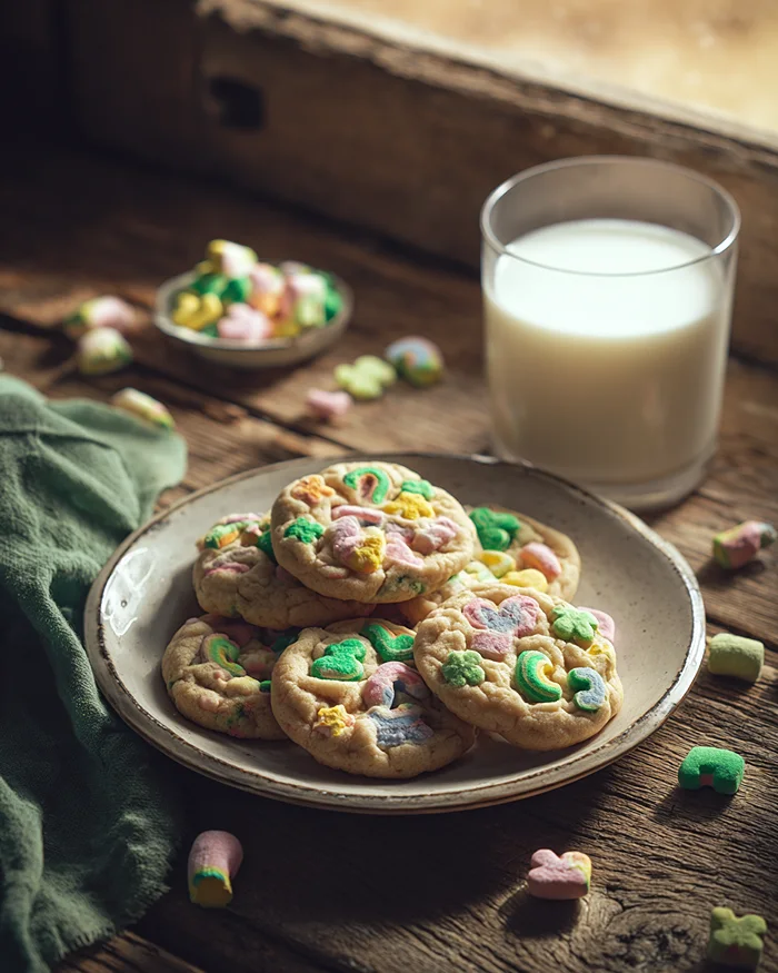 Lucky Charms Cookies 4 Easy Saint Patricks Day Desserts