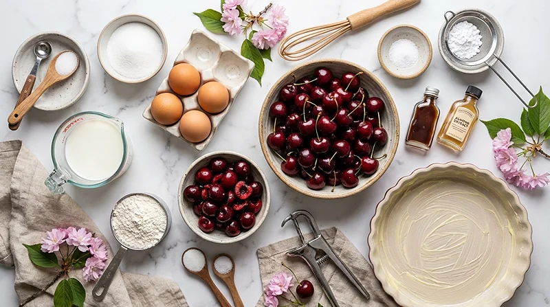 French Cherry Clafoutis