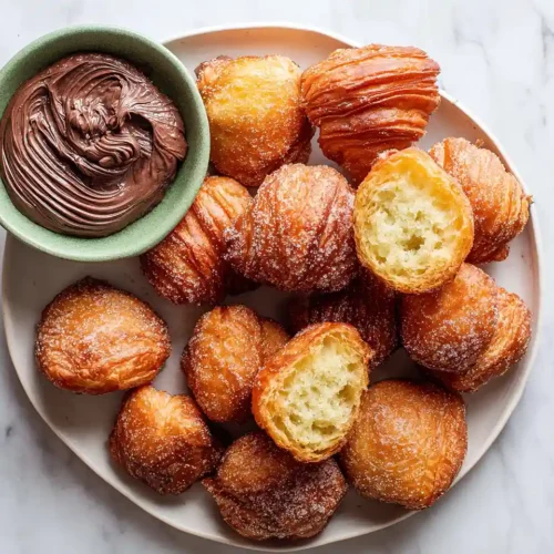 Fried Croissant Beignets 5 Fried Croissant Beignets