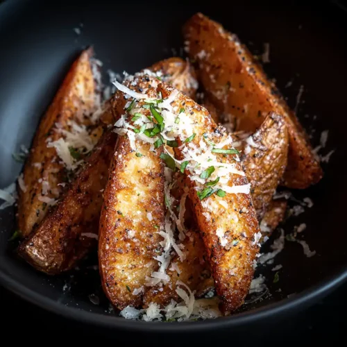 Garlic Parmesan Potato Wedges 5 Garlic Parmesan Potato Wedges