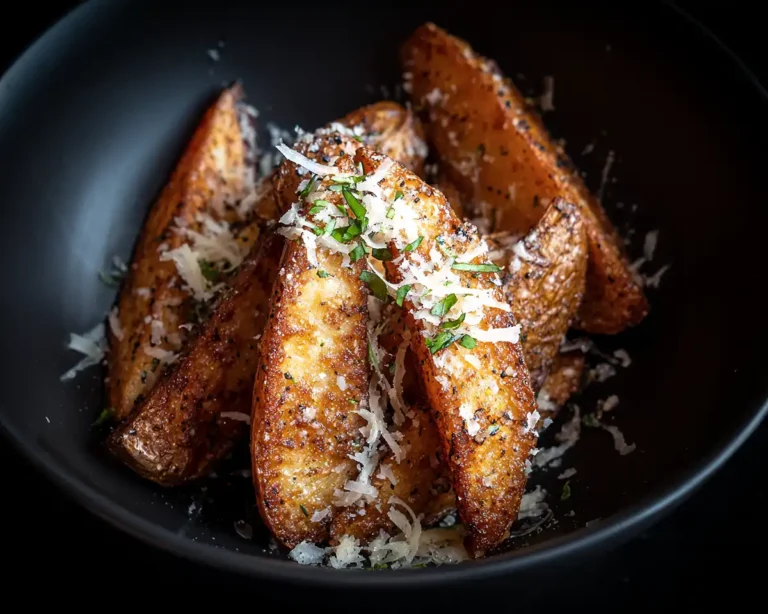 Garlic Parmesan Potato Wedges