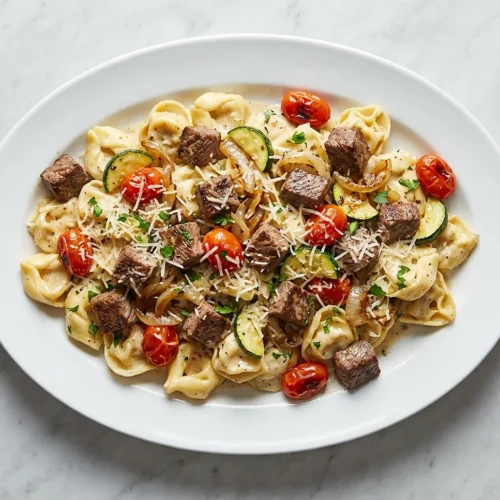 Garlic Steak Tortellini