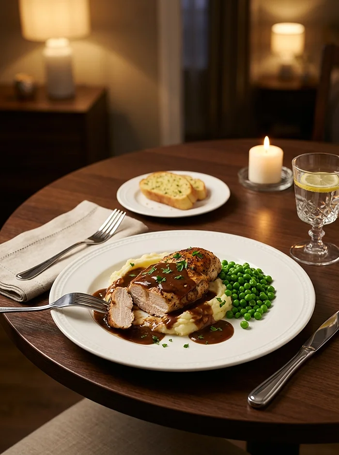 Gravy-topped Comfort Food