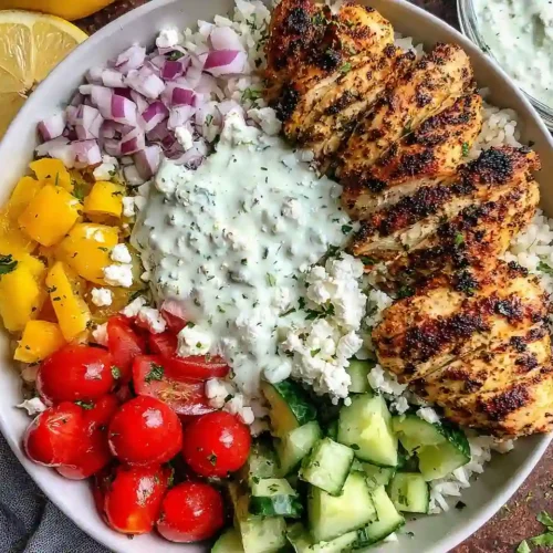 Greek Chicken Bowls