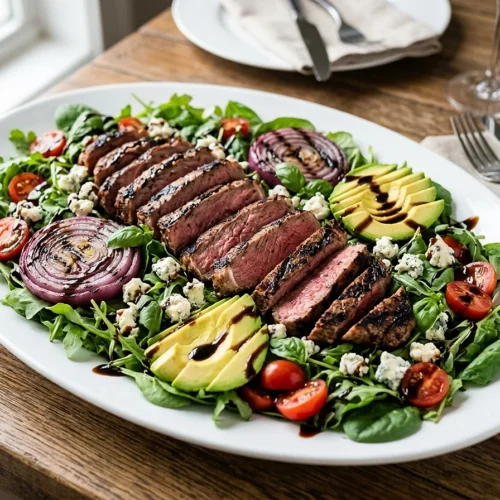 Grilled Balsamic Steak Salad