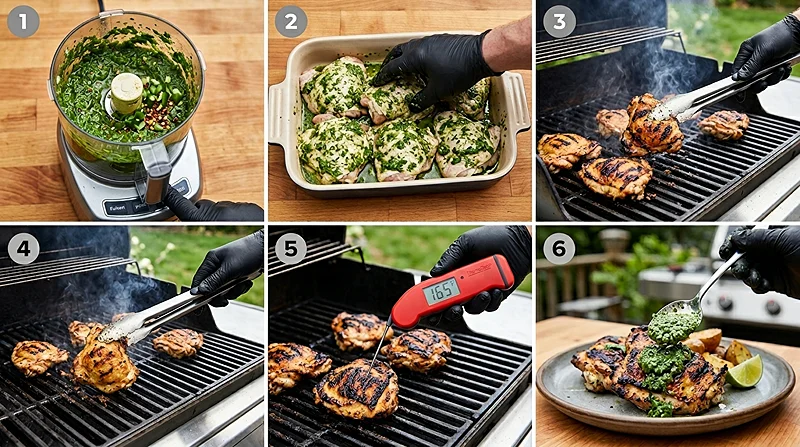 Chimichurri Chicken Thighs 3 Grilled Italian Chicken Thighs