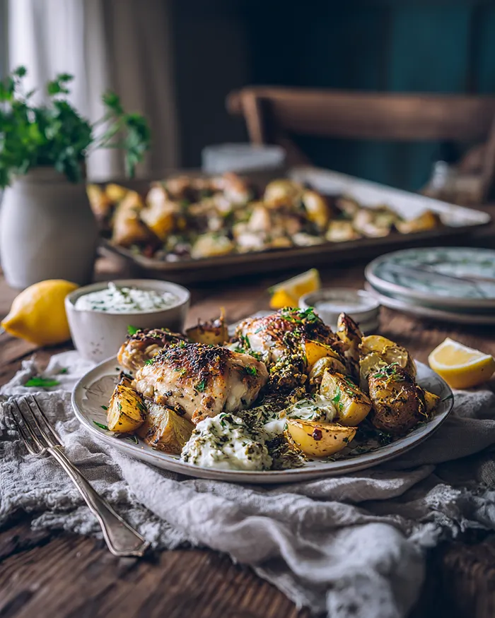 Sheet Pan Lemon Balsamic Chicken and Potatoes 5 Half Baked Harvest Sheet Pan Chicken