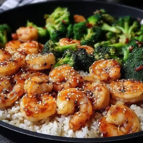 High-Protein Honey Garlic Shrimp