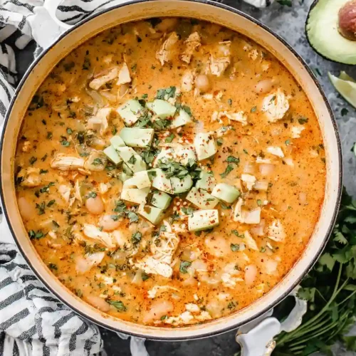 high protein white chicken chili 5 High Protein White Chicken Chili
