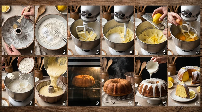 Homemade Lemon Bundt Cake