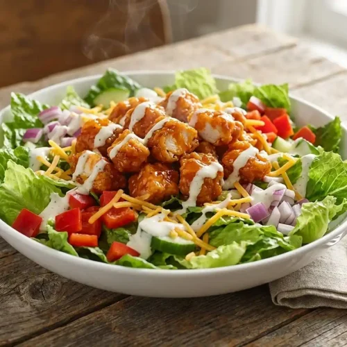 Honey Hot Chicken Salad 5 Honey Hot Chicken Salad