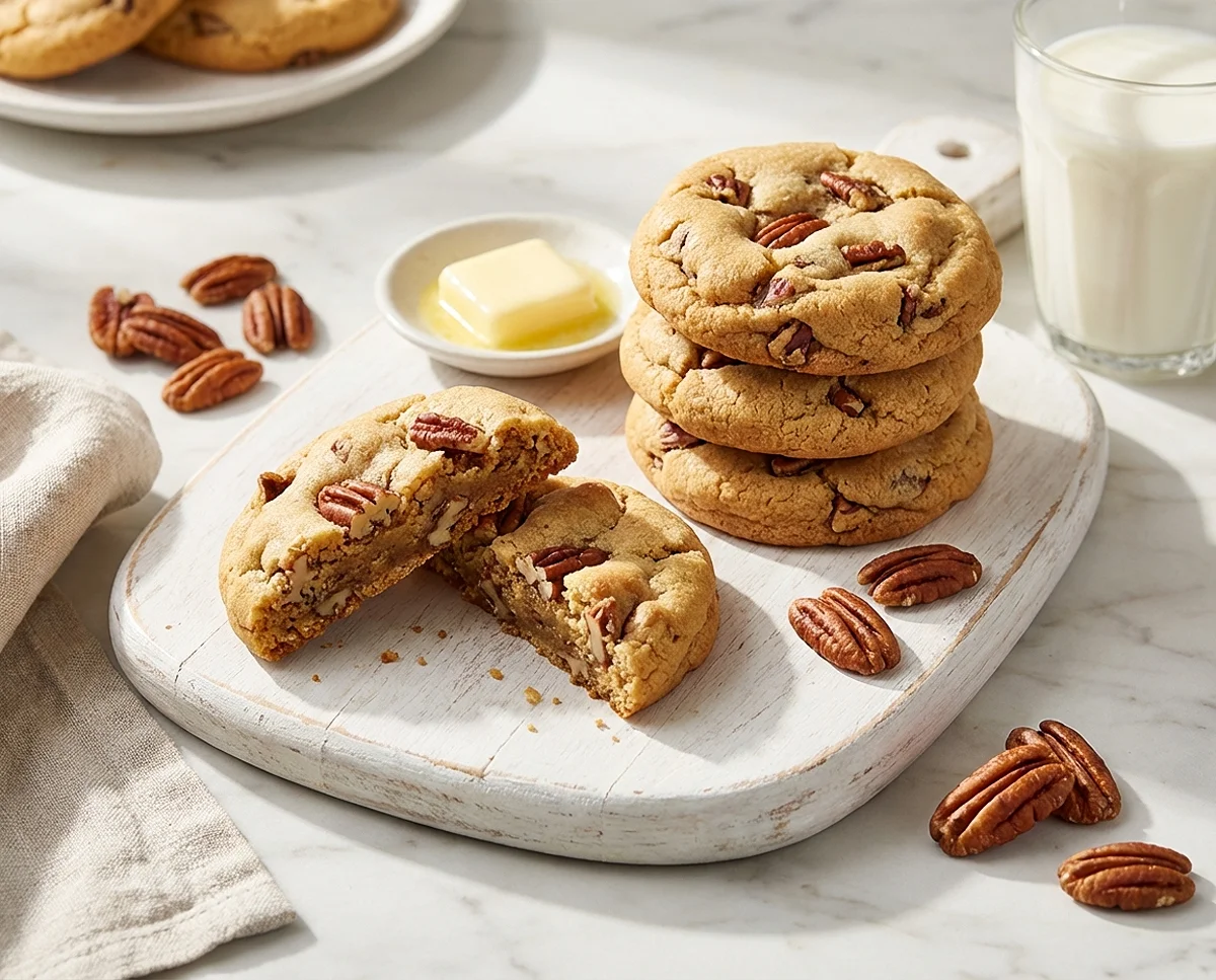 Irresistible Butter Pecan Cookies