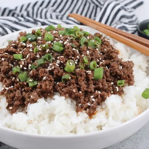 Korean Ground Beef Bowl