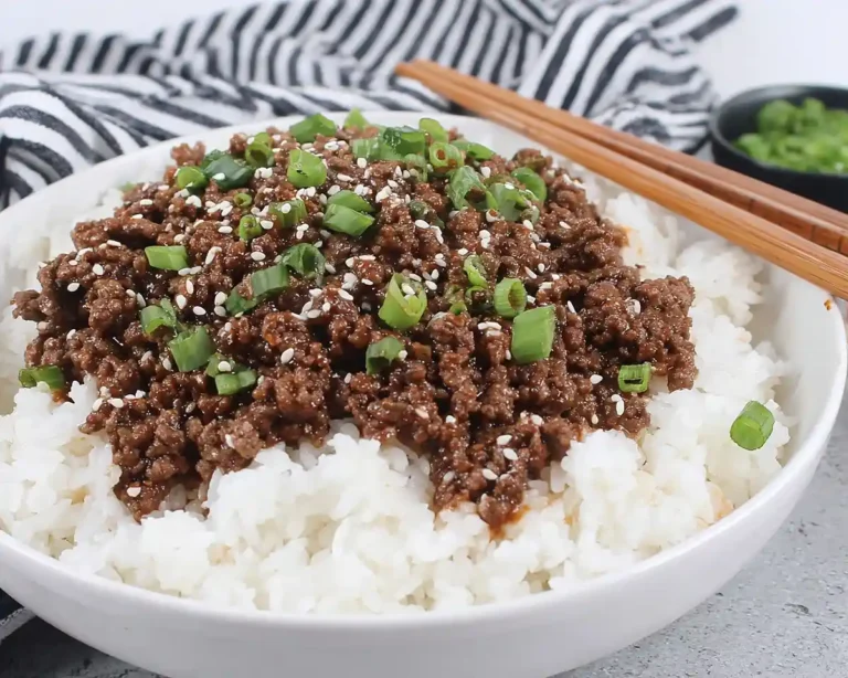 Korean Ground Beef Bowl
