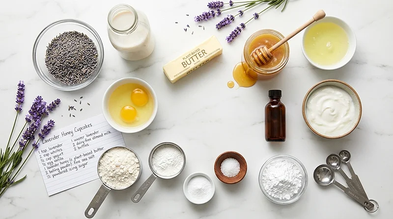 Lavender Honey Cupcakes Recipe
