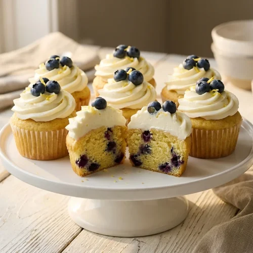 Lemon Blueberry Cupcakes
