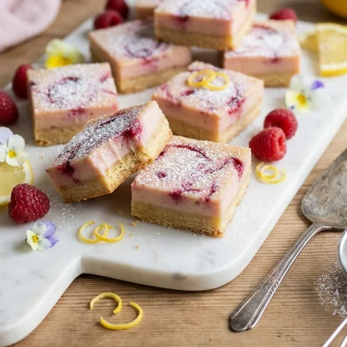 Lemon Raspberry Bars 5 Lemon Raspberry Bars
