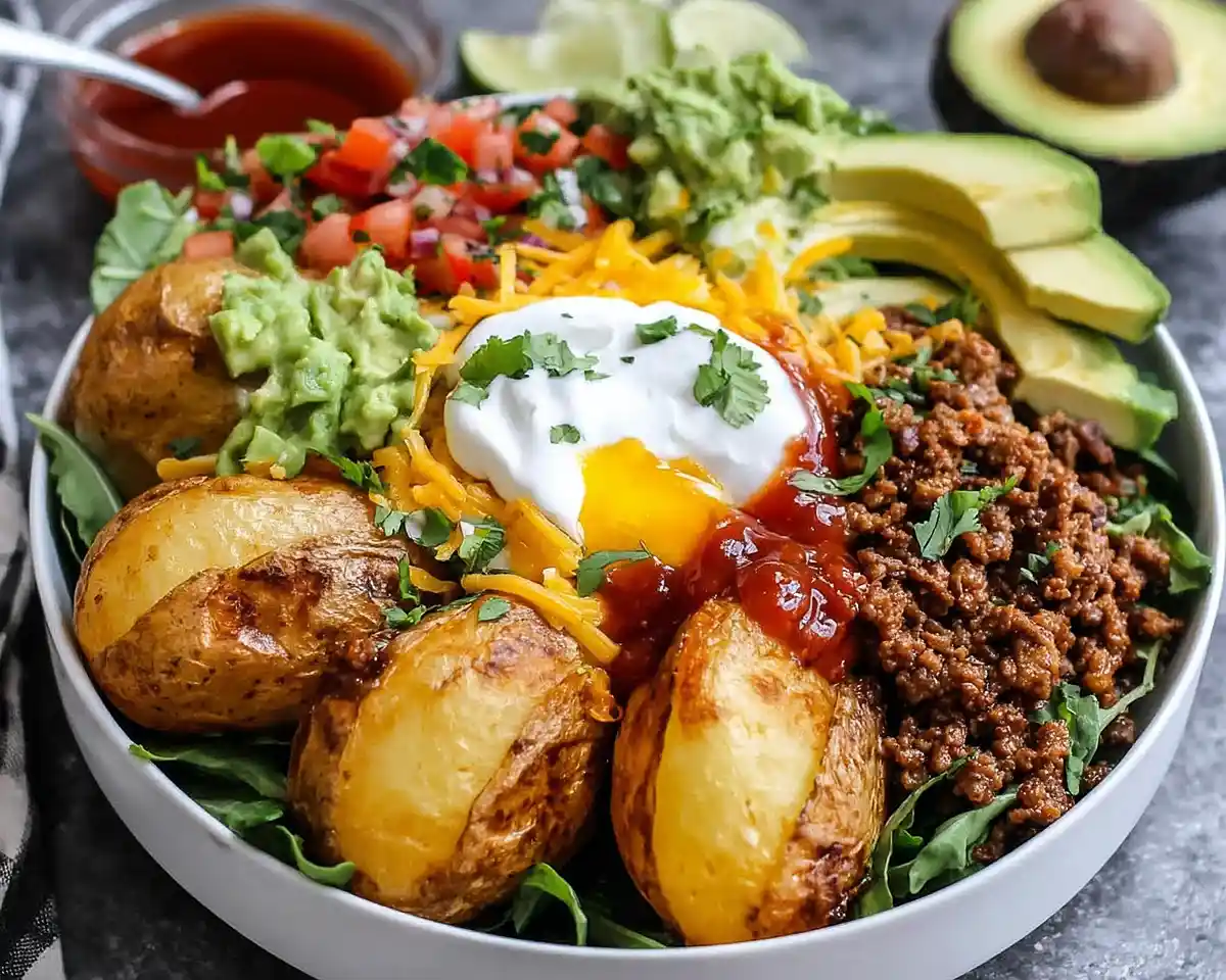 Creamy Tacos 6 Loaded Potato Taco Bowl