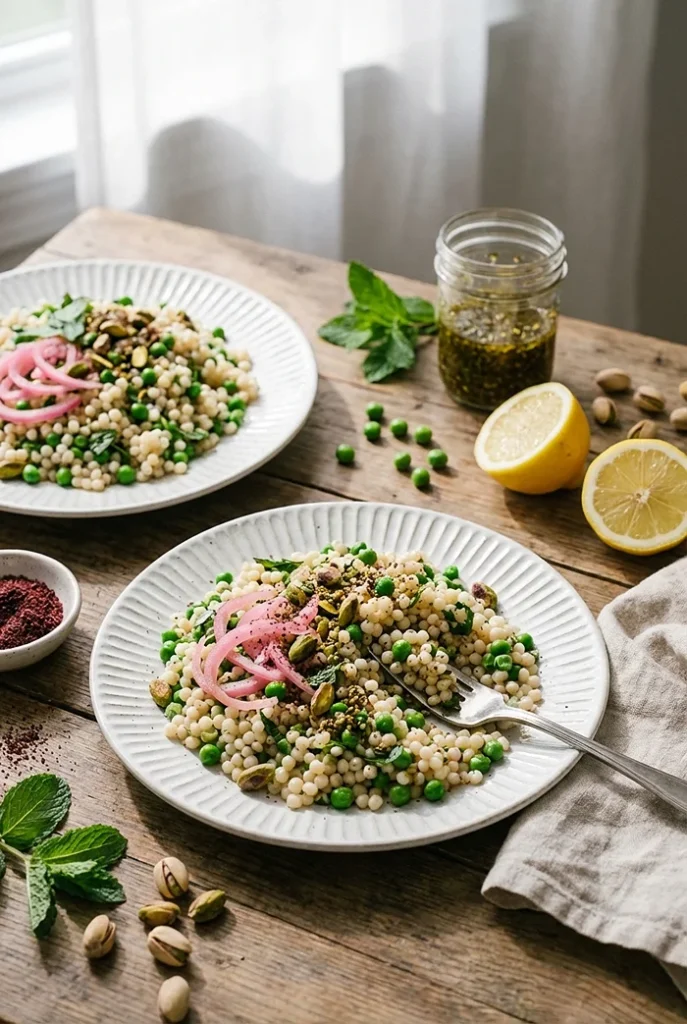 Mushroom Couscous Salad
