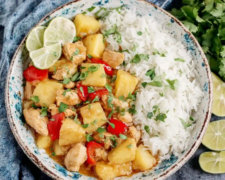 One-Pan Pineapple Chicken & Rice