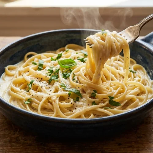 One Pot Creamy Garlic Pasta