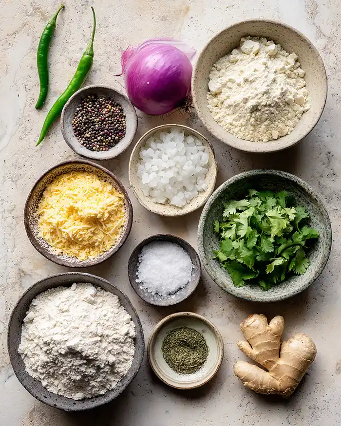 Pani Puri ingredients